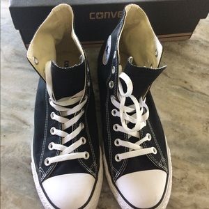 High top Black Converse unisex